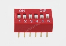 Mikroprzełącznik DIP 6pin