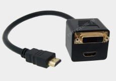 Adapter wt. HDMI/gn. HDMI+gn. DVI (24+1)