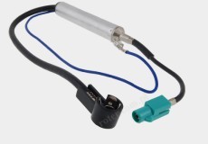 Adapter antenowy BL z separatorem wtyk ISO typ 1 (do Skoda, Audi, VW, Seat od roku 2002) Talvico