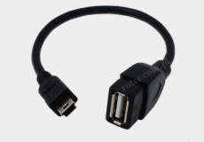 Adapter mini USB/gniazdo USB z przewodem